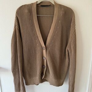 Jenni Kayne Tan Cardigan Sweater